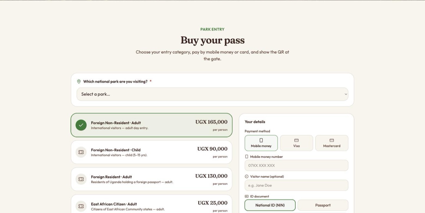Buy your pass