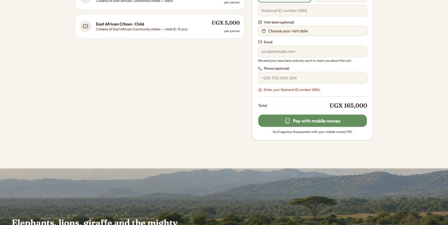 A missing required field