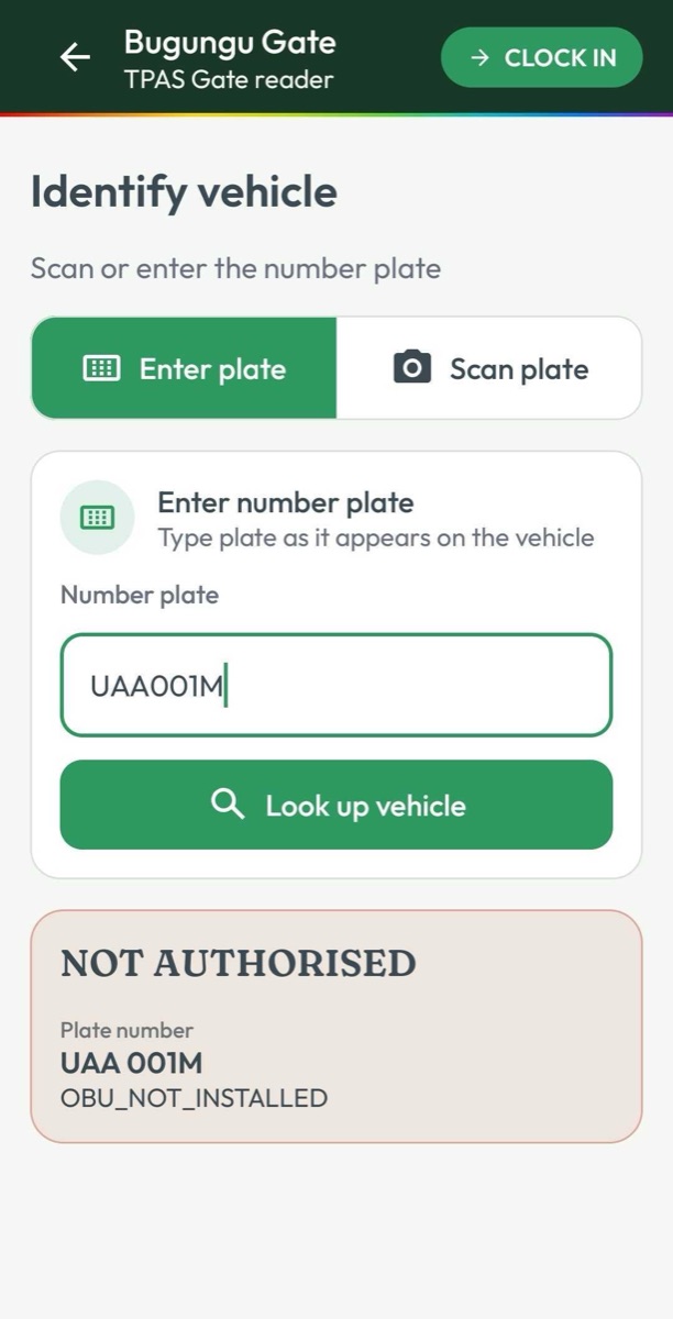 Not authorised
