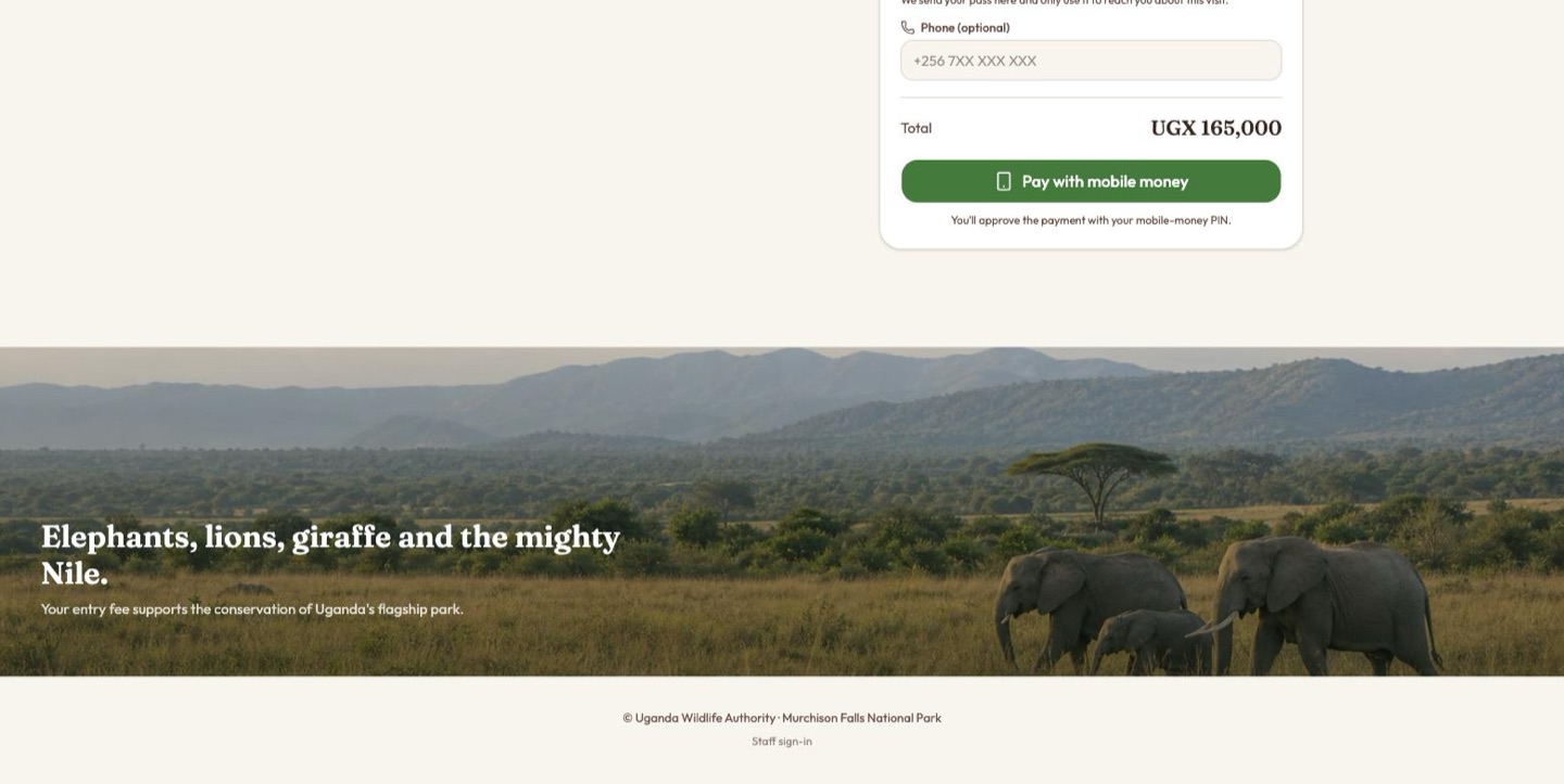 Page footer