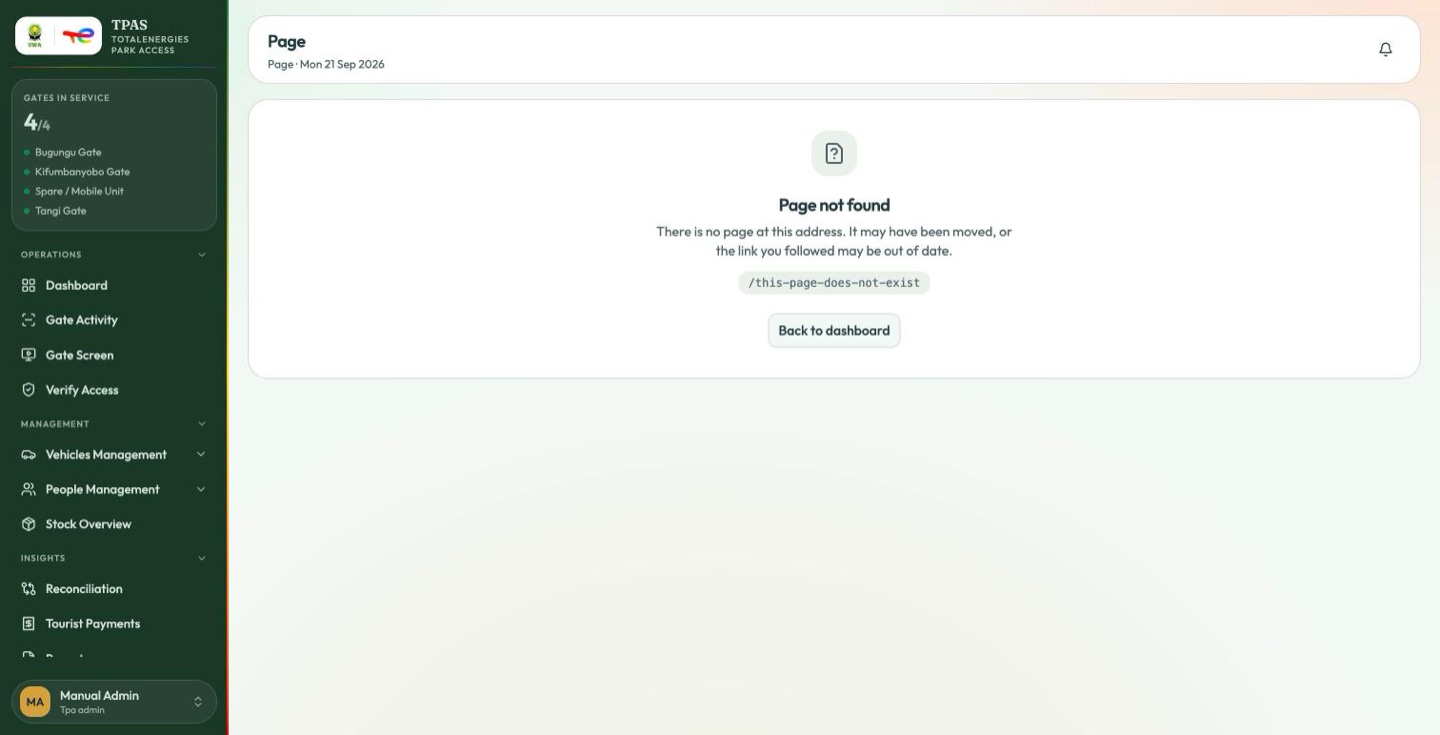 Page not found