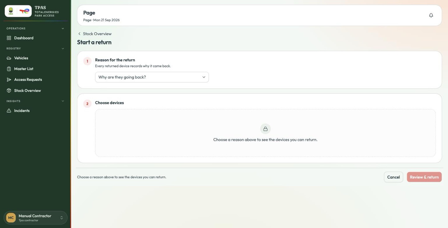 Step 1 — the reason