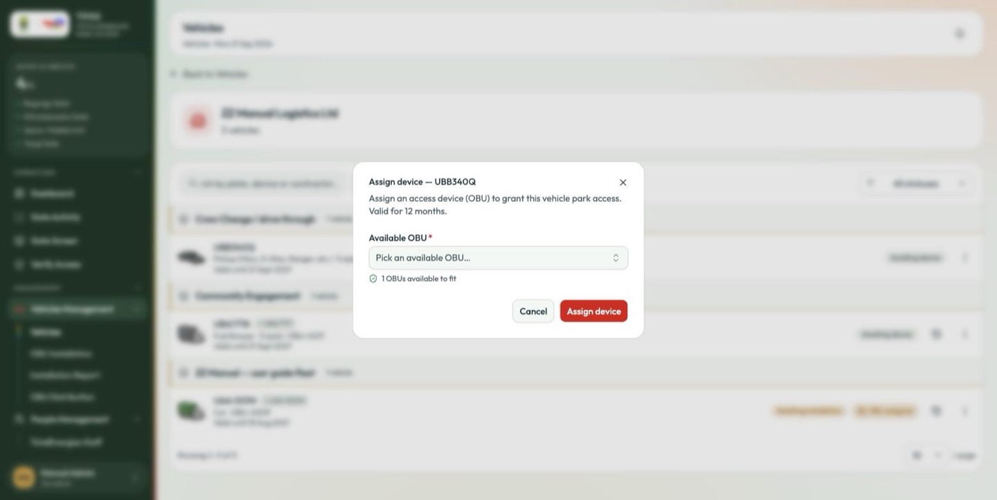 Assign device
